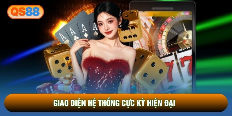 Giao diện hệ thống cực kỳ hiện đại